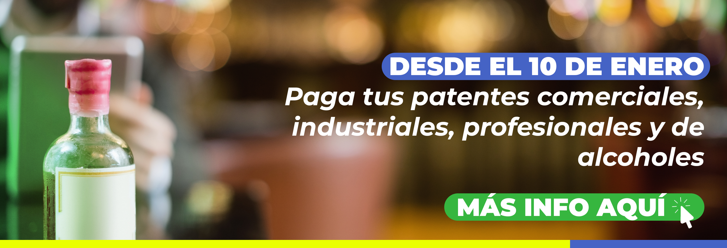 Municipio informa sobre proceso de pago de patente comercial, industrial, profesional y de alcoholes del primer semestre 2025