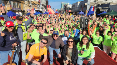 Cerca de 1.500 personas dieron vida a exitosa Maratón Solidaria en San Antonio