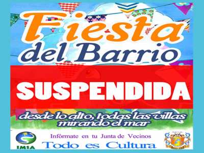 Se suspende Fiesta del Barrio de Todas las Villas mirando el Mar