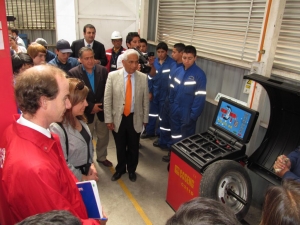 Subsecretario de Educación Fernando Rojas visita obras de reconstrucción del Liceo Juan Dante Parraguez