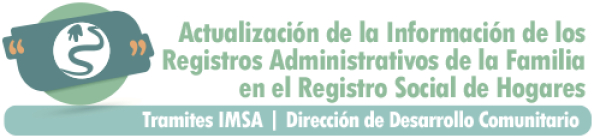 Actualización de la Información de los Registros Administrativos de la Familia en el Registro Social de Hogares