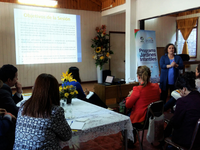 Jardines infantiles se capacitan y trabajan en calidad educativa