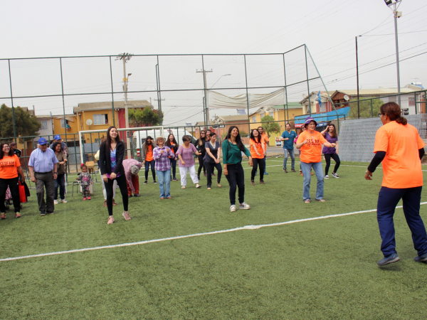 El deporte motiva a los pacientes del CCR y CESFAM de Bellavista