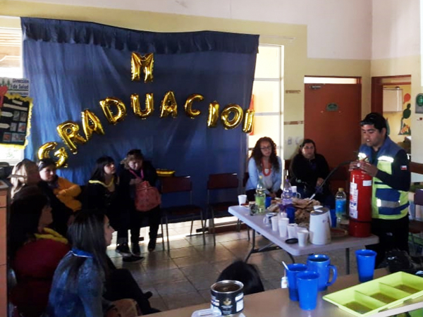 Protecci&oacute;n Civil entrega herramientas para correcta utilizaci&oacute;n de extintores