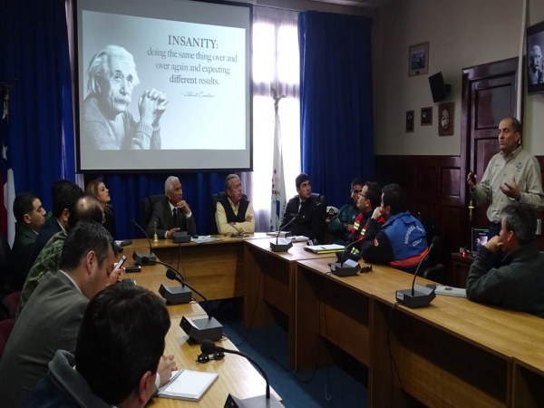 Michel De L&#039;Herbe visita San Antonio con su gran experiencia en gestión comunitaria de emergencia