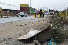 Municipalidad de San Antonio intensifica fiscalizaciones por camiones mal estacionados en avenida O´Higgins