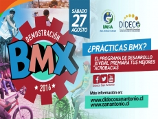 ¡Este 27 de agosto no te pierdas una espectacular muestra de BMX!