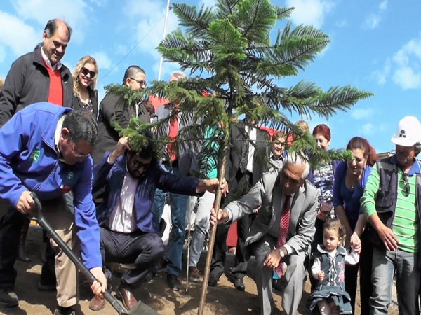 Quiero Mi Barrio: Vecinos celebran postura de primera piedra en plaza de Las Lomas