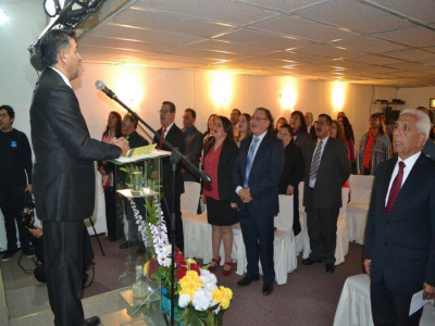 Autoridades locales participan en tradicional Te Deum evang&eacute;lico