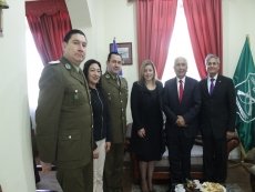 Alcalde de San Antonio realiza visita protocolar a Carabineros en su 89&deg; aniversario