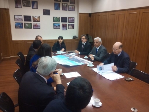 Ministra de Justicia recibe a autoridades de San Antonio por proyecto Servicio M&eacute;dico Legal.