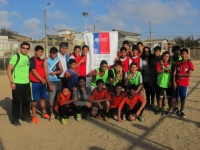 Programa inserto en la Municipalidad realiza exitoso balance en taller de f&uacute;tbol calle